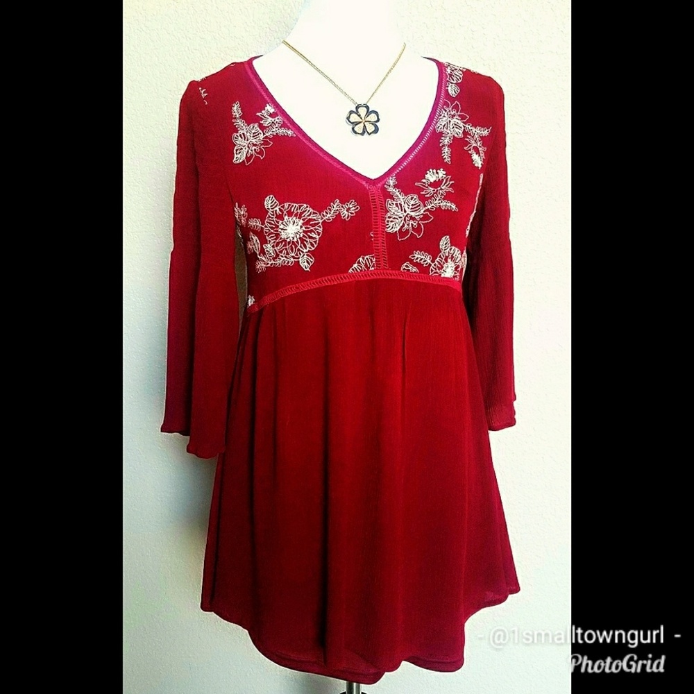 Francesca's Collection Miami babydoll dress S - Picture 7 of 7